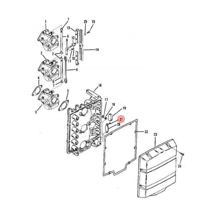 Skruv Mercury/Mariner 6-250 hk (42975)