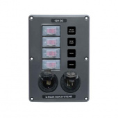 Strömbrytarpanel (4)/USB/12V Strömbrytarpanel (4)/USB/12V