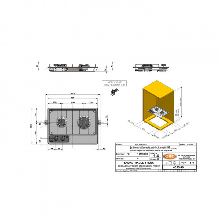 Inbyggnadshäll 2-Lågig