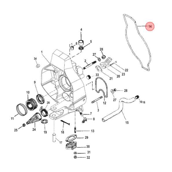 Packning Mercruiser (43713)