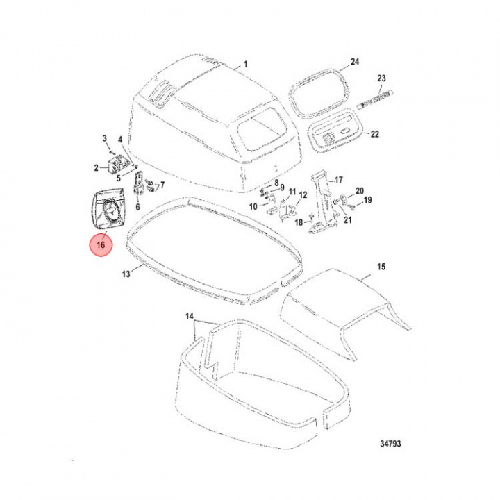 Startsnöre & Handtag (47341A11)