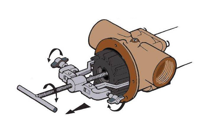 Impellerdragare Diameter < 65mm