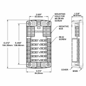Säkringsbox 12x ATC Minusplint Säkringsbox 12x ATC Minusplint