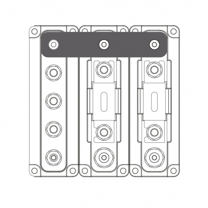 DCM Länkplatta 3x50mm (2-pack)