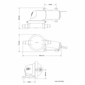 Jabsco Membranlänspump 16L/min 12V/24V Jabsco Membranlänspump 16L/min 12V/24V