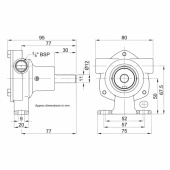 Pump brz ped 020 3/8 Pump brz ped 020 3/8