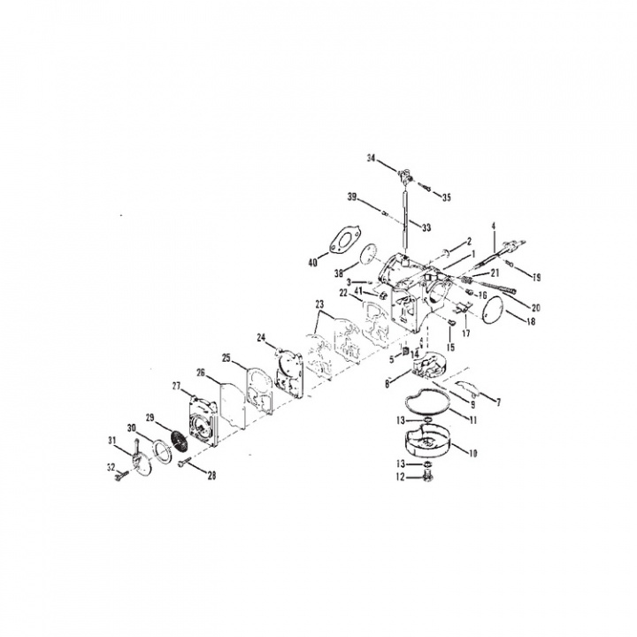 Reparationssats Förgasare Mercury 45-50 hk 2-takt (51991)