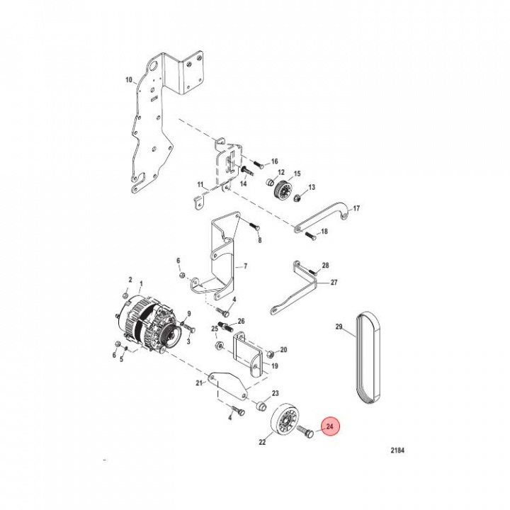 Skruv Mercruiser (56393)