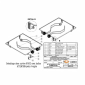 Kastrullhållarkit 1-flushhäll Kastrullhållarkit 1-flushhäll