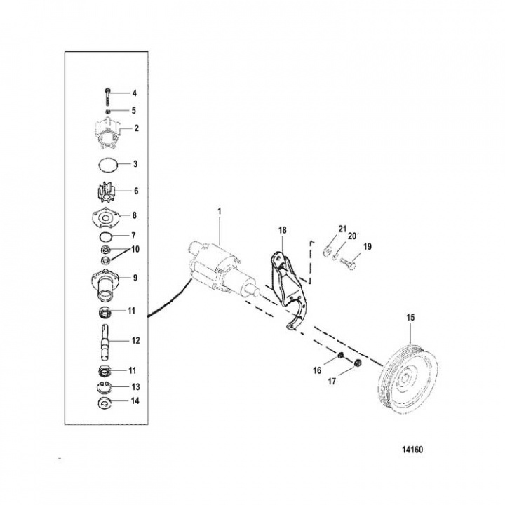 Impellersats Mercruiser (59362T6)