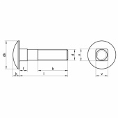 Vagnsbult A4 Rostfri Vagnsbult A4 Rostfri