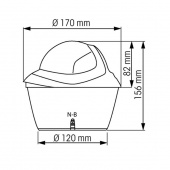 Kompass Olympic 115 Svart Konisk Ros Kompass Olympic 115 Svart Konisk Ros
