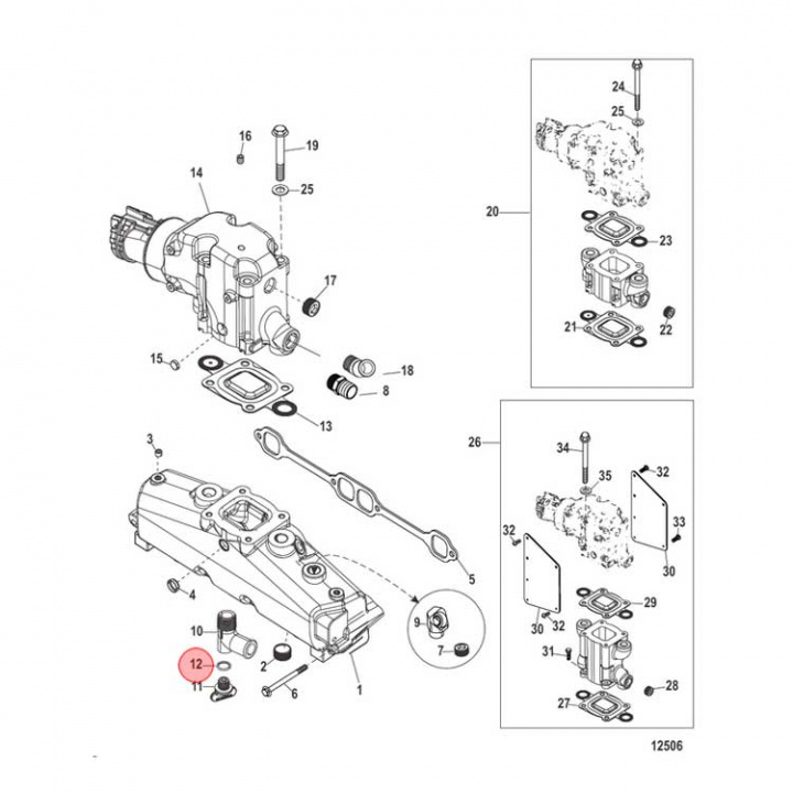 O-Ring Mercury/Mercruiser (62706)