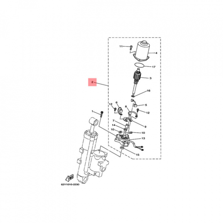 Trimmotor Yamaha 40-100 hk (62Y438800900)