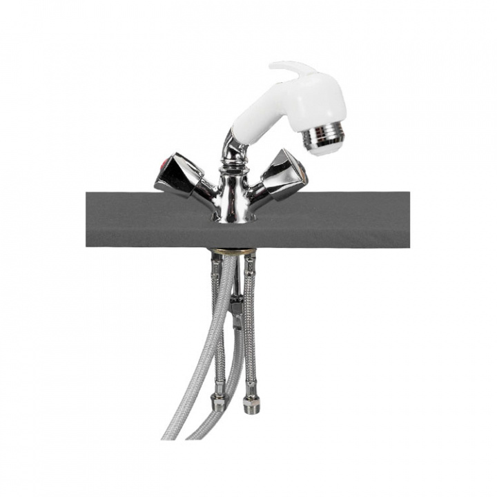Duschblandare Med Avstängning + 2 m Slang