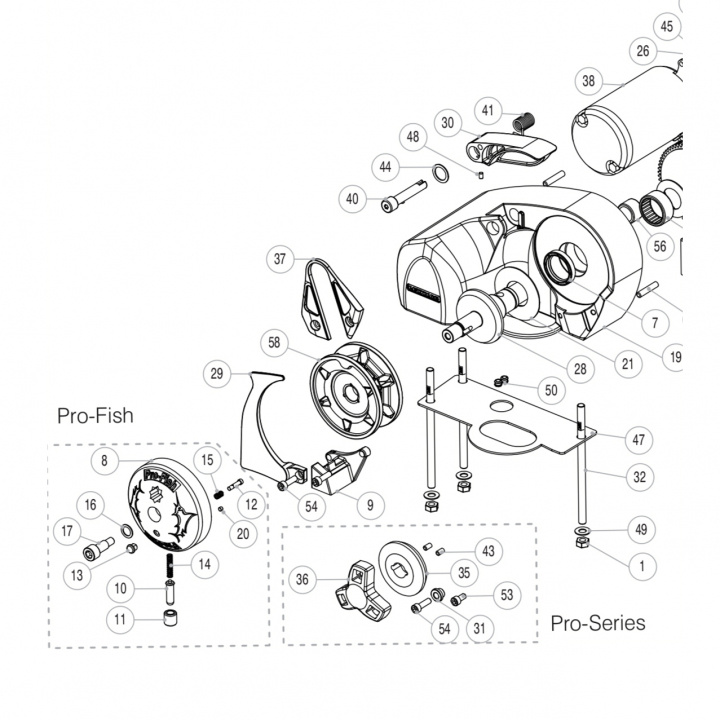 Pro-Fish Plunger För Kättinghjul