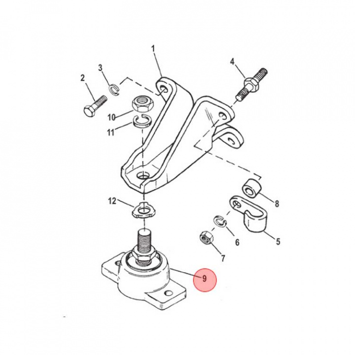 Främre Motorfäste (66284A2)