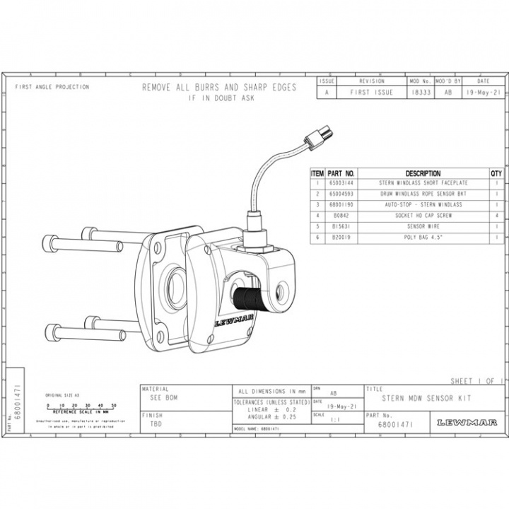 Skottmonterad Sensor