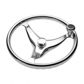 Ratt Evolution SS Med Knopp 343mm Rostfritt Ratt Evolution SS Med Knopp 343mm Rostfritt