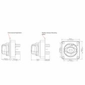 Huvudbrytare Panelmonterad Huvudbrytare Panelmonterad