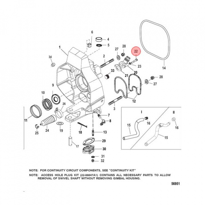 Skruv Mercruiser (73015)