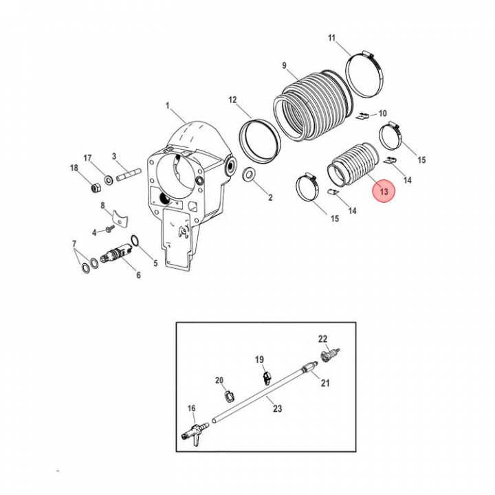 Avgasbälg (78458A1)