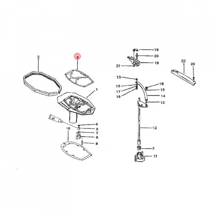 Packning Mercury 40/45 hk(796501)
