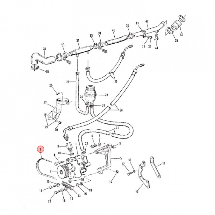 Drivrem Power Steering (801763283)