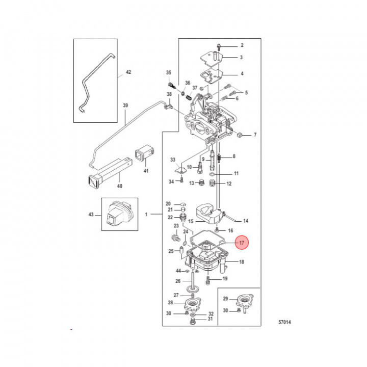 Flottörhuspackning (802699002)