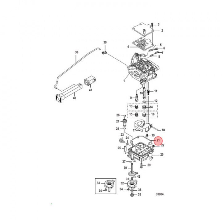 Flottörhuspackning (802699005)