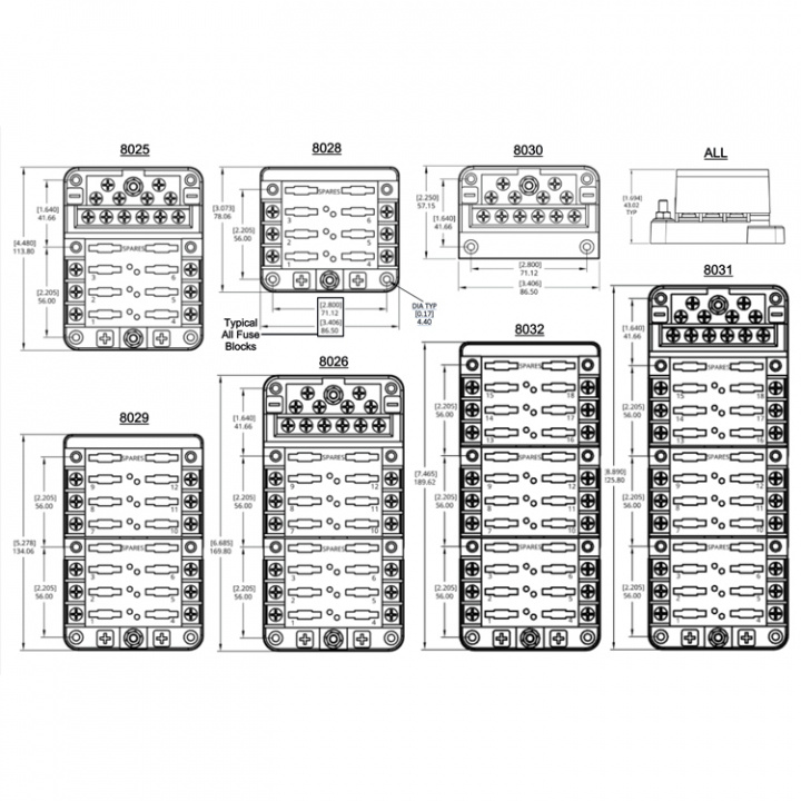 Säkringsbox 6x ATC Säkring