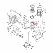 Gummibussning Undre Mercury/Mariner 4-6 hk (8035674) Gummibussning Undre Mercury/Mariner 4-6 hk (8035674)