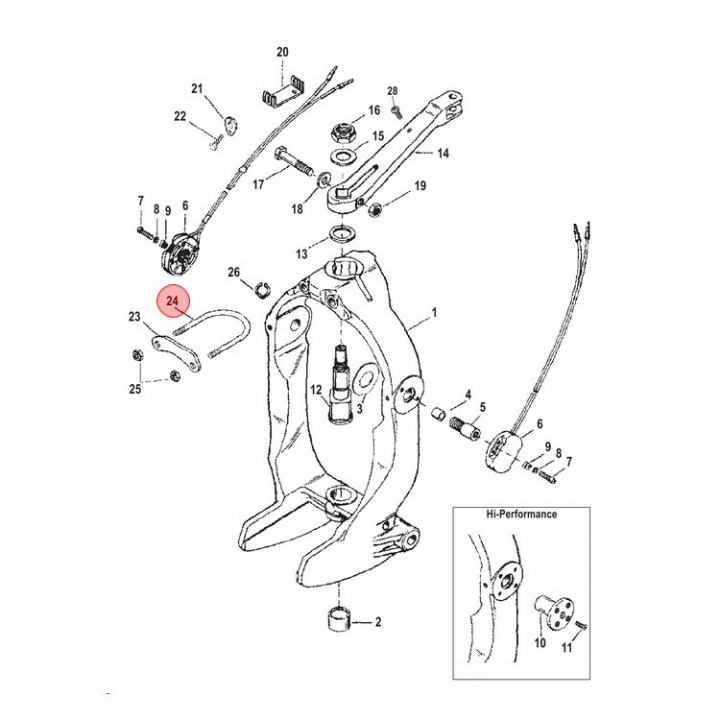 U-Bult Mercruiser Bravo (805164)