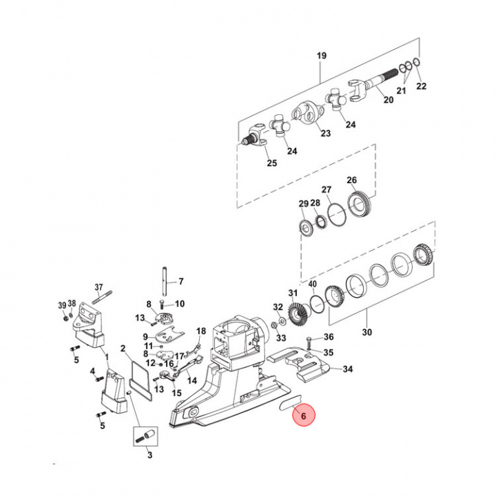 Glidplattor Överhus (805261A1)