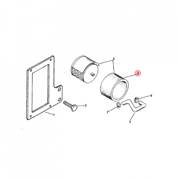 Luftfilterinsats Mercruiser Diesel (805312)