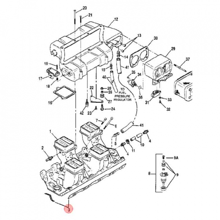 Packningssats Insug (805403A1)