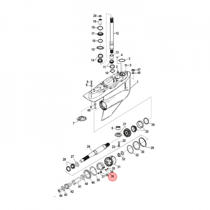 Anod Aluminium Mercruiser Bravo (806188Q01)