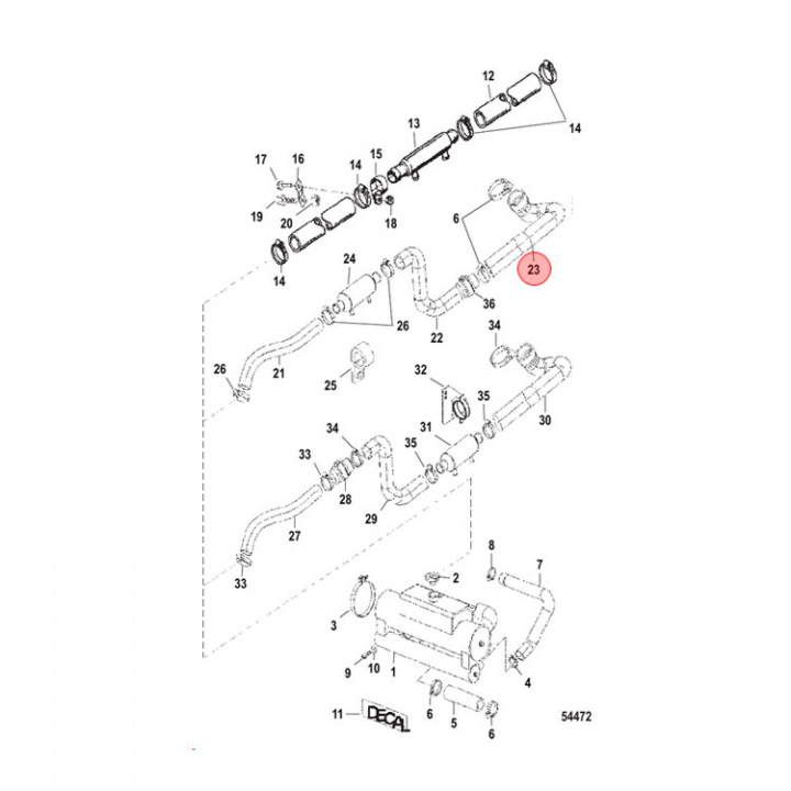 Slang Mercruiser (807001)