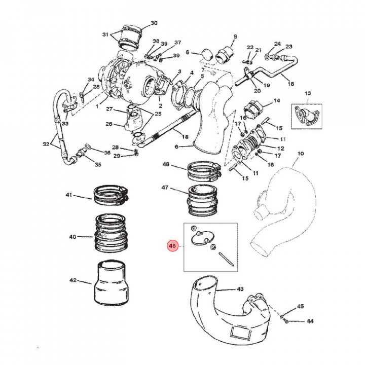 Avgasklaffar 2-pack Mercruiser (807166A3)