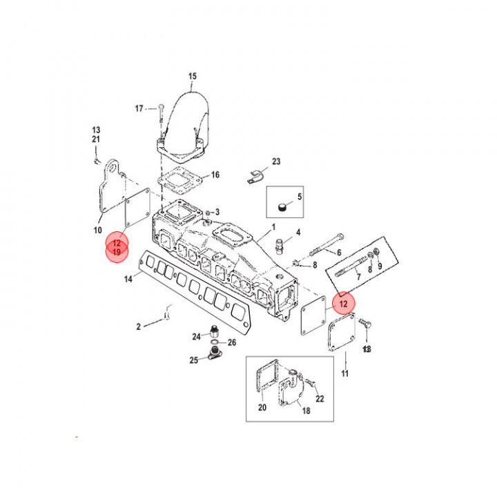 Packning Mercruiser (807218)