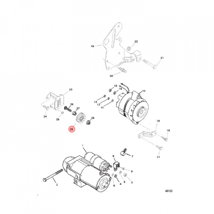 Remhjul Mercruiser (807757T)