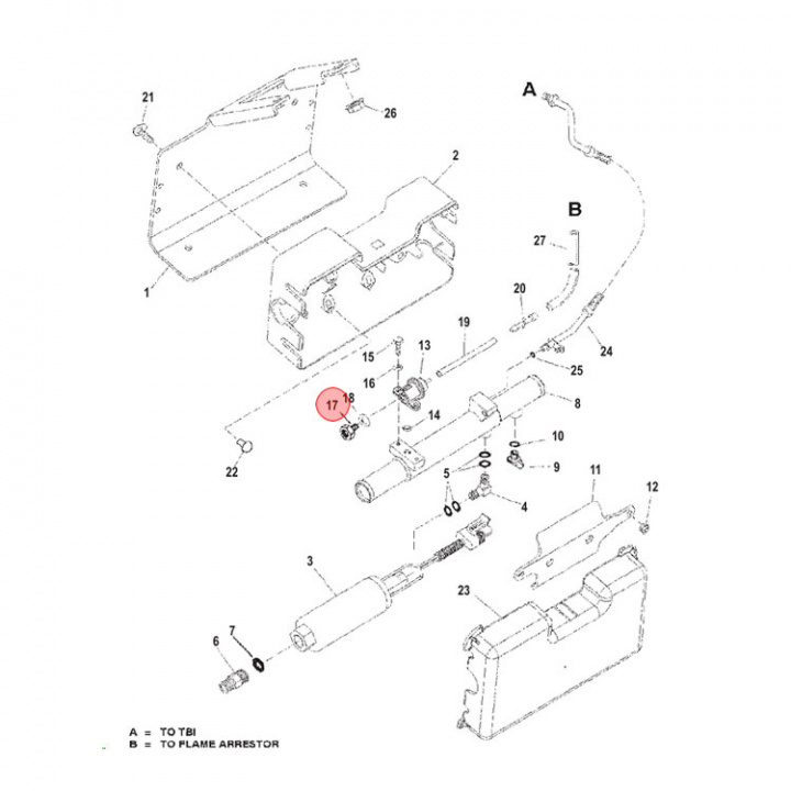 Anslutning Mercruiser (808002A1)