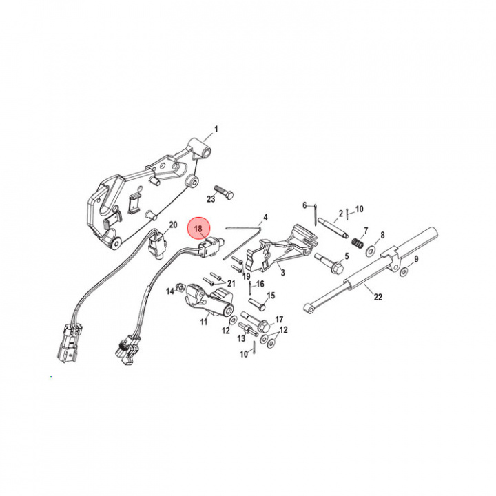 Omkopplarenhet Mercruiser (808009T10)