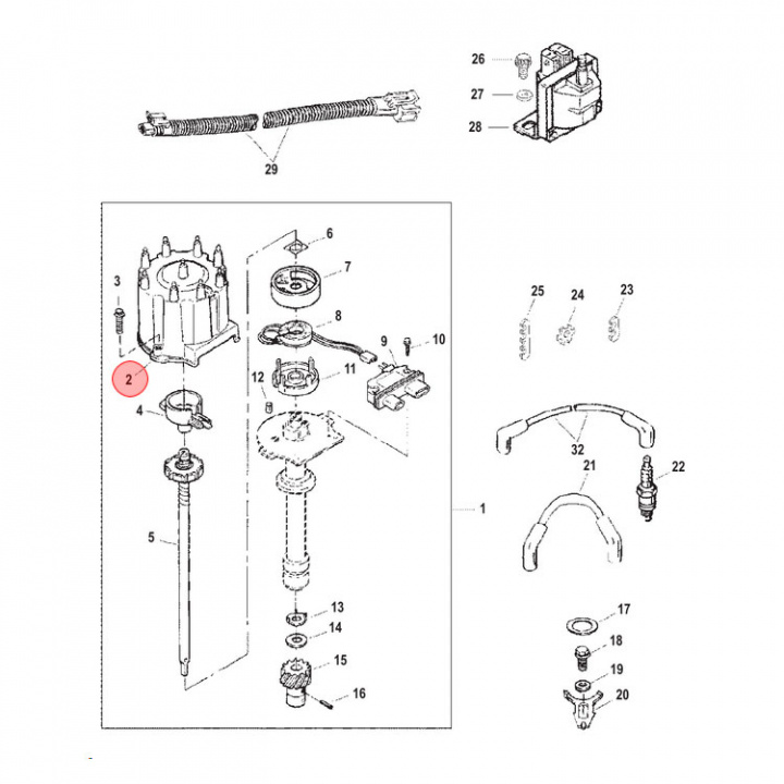 Fördelarlock Mercruiser (808483T3)