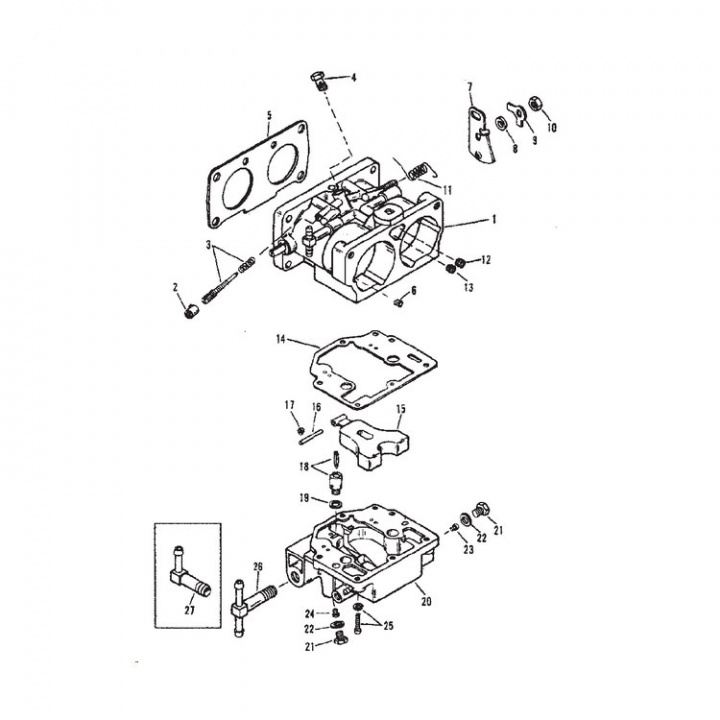 Packningsats Förgasare Mercury (8107492)