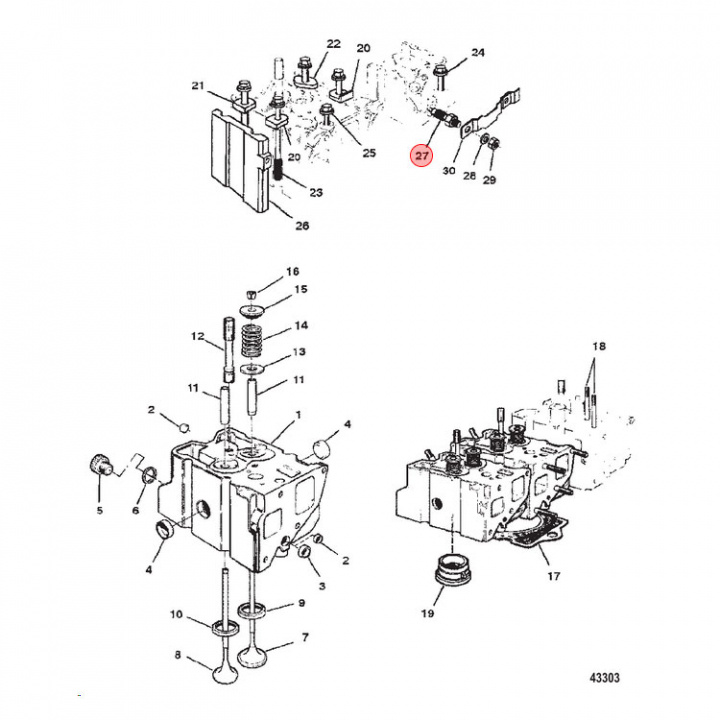 Glödstift Mercruiser (811495)
