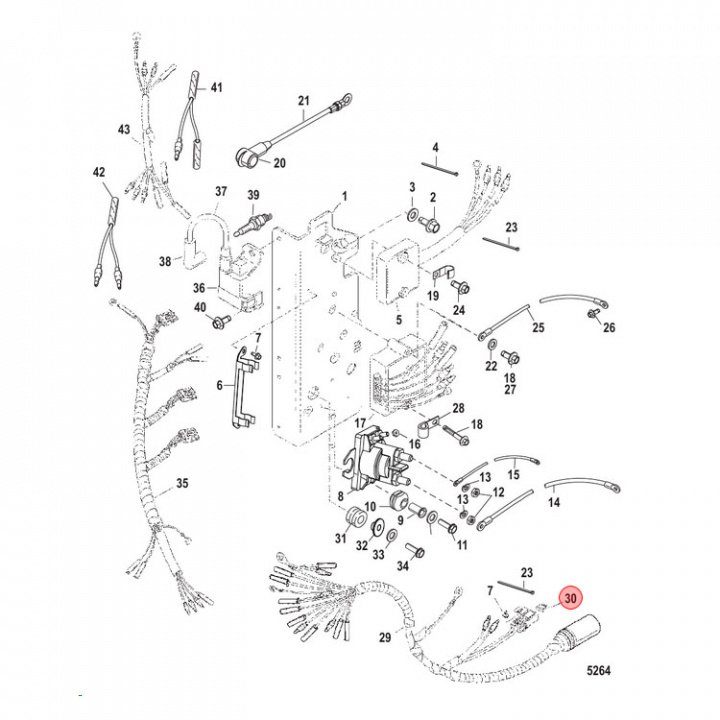 Säkring 20a Flatstift Gul (812619)