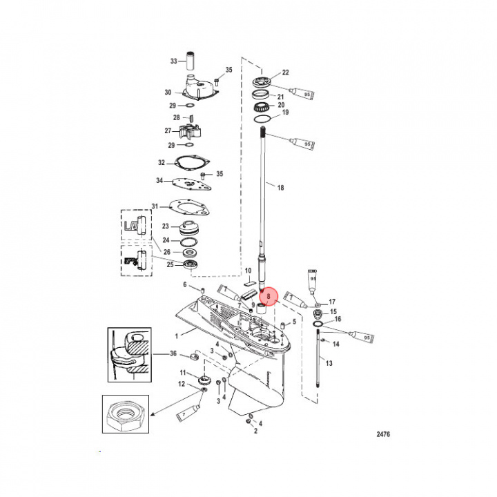 Lager Mercury 30-60 hk (812768)