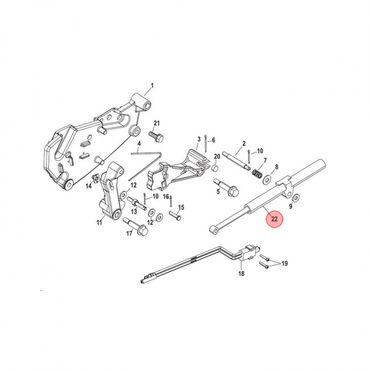 Fjäder Mercruiser L4/V6/V8 (813995A1)