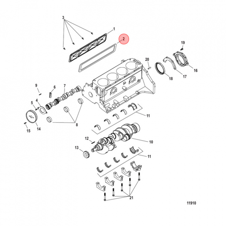 Packning Mercruiser (814703)